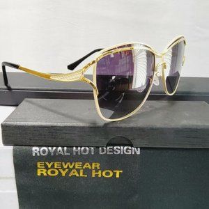 Women's Sunglases Polarized Classic Large Gold Frame 100%UV Protection